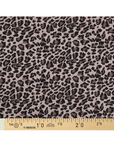 Bedruckter Musselin-Stoff - Wildes Beige