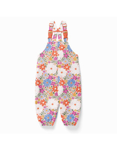 Wasserdichter Stoff für Regenmantel - Choupette rosa und orange 2