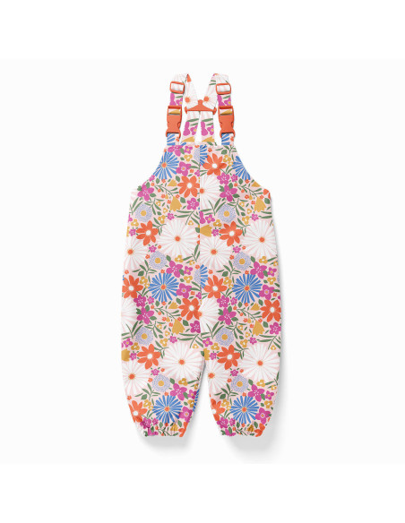 Wasserdichter Stoff für Regenmantel - Choupette rosa und orange