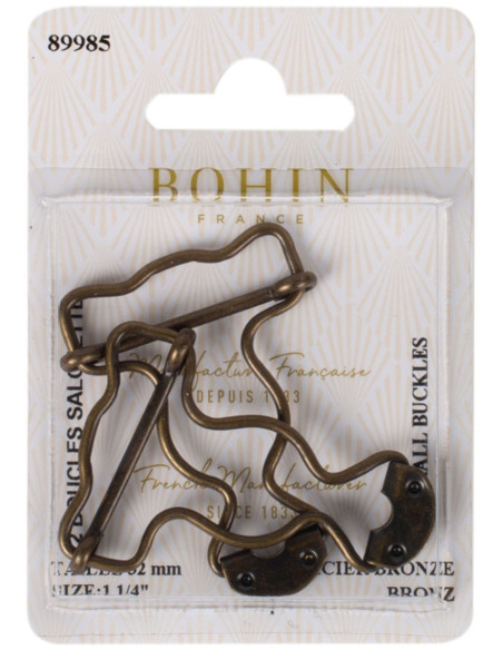 Spezielle Latzhosenschlaufen 32 mm Bronze Bohin