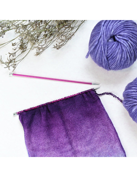 Gerade Stricknadeln KnitPro Zing