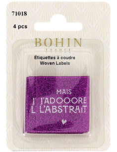 Set von 4 zum Annähen - Aber ich liebe das Abstrakte 2
