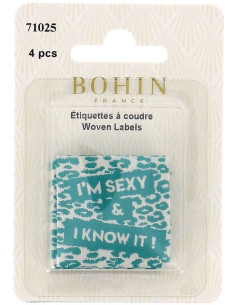 Set von 4 Aufnähern zum Aufnähen - I´m sexy & I know it! 2