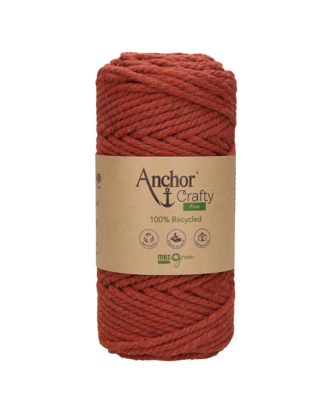 Recyceltes Makramee-Baumwollgarn Crafty Fine Anchor