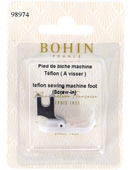 Teflon-Nähmaschinenfuß zum Schrauben Bohin