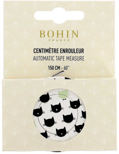 Rollmaßband 150 cm Motiv Katze Bohin 2