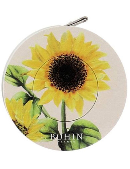 Rollmaßband 150 cm Sonnenblume Bohin