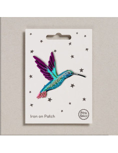 Bügelbild - Kolibri