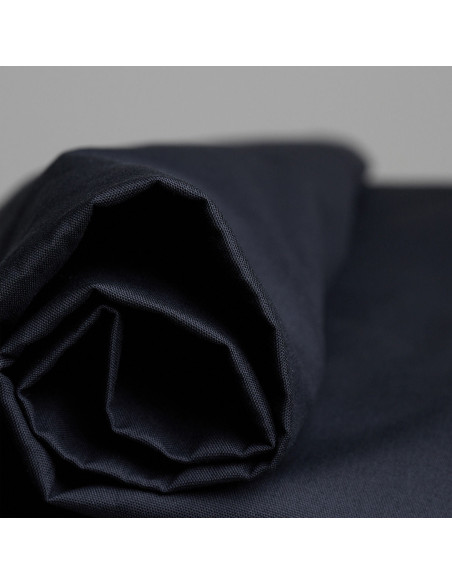Oxford-Baumwollstoff Deep Charcoal - Atelier Brunette