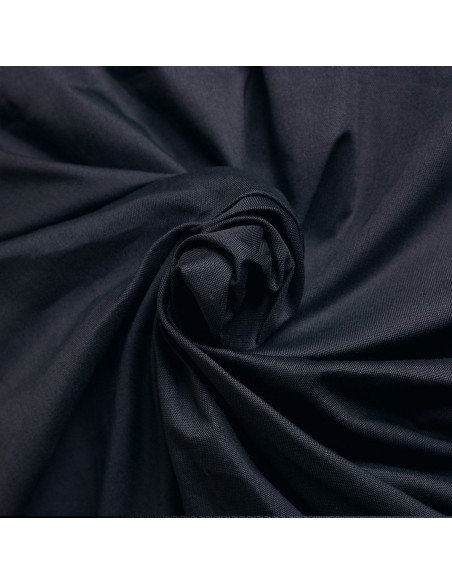 Oxford-Baumwollstoff Deep Charcoal - Atelier Brunette