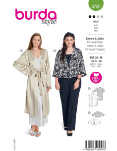 Jackenschnittmuster - Burda 5720