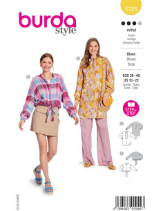 Blusenschnittmuster - Burda 5723