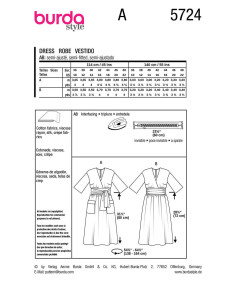 Kleidmuster - Burda 5724 2