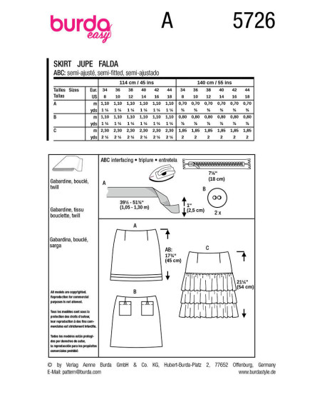 Rockmuster - Burda 5726