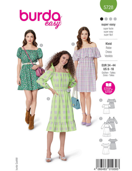 Kleidmuster - Burda 5728