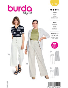 Hosenmuster - Burda 5735