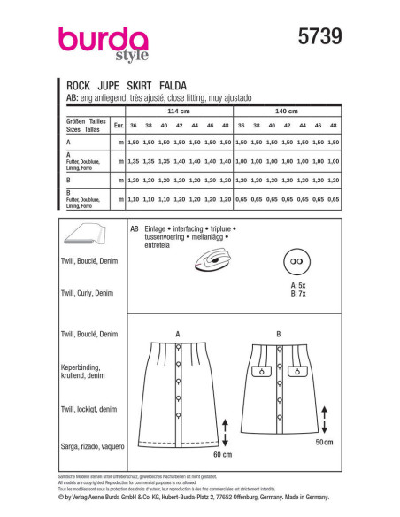 Rockmuster - Burda 5739