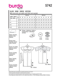 Kleidmuster - Burda 5742 2