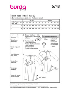 Kleidmuster - Burda 5748 2