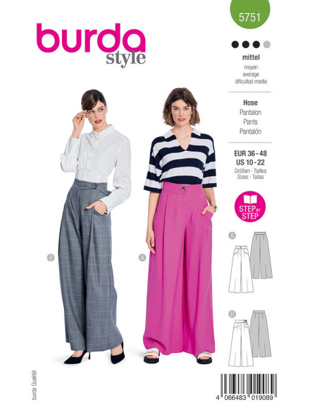 Hosenmuster - Burda 5751