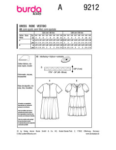 Kleidmuster - Burda 9212 2