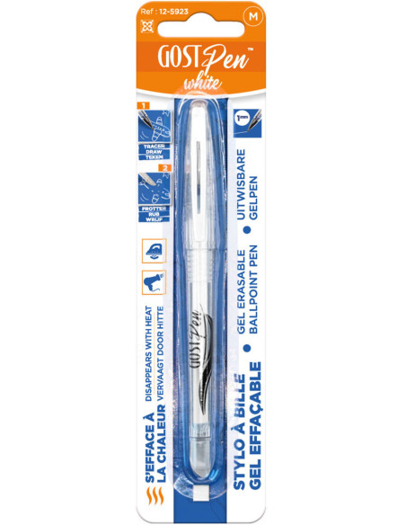 Premium löschbarer Stoffstift mit weißer Tinte für das Bügeleisen