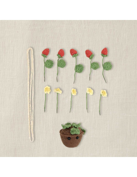Amigurumi-Set - Sommererdbeeren