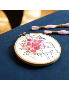 Stickset - Blumenstrauß