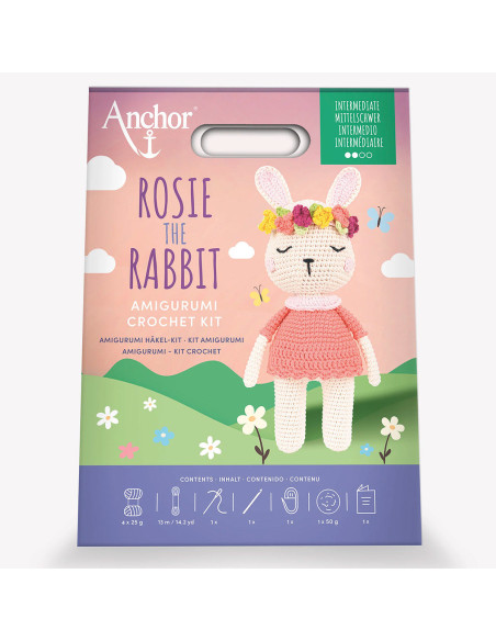 Amigurumi-Set - Rosie der Hase