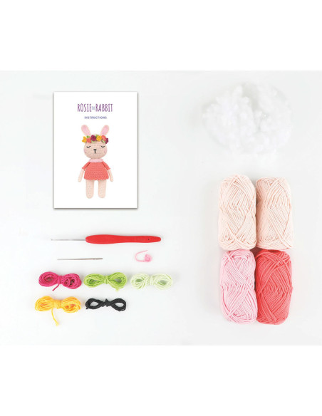 Amigurumi-Set - Rosie der Hase