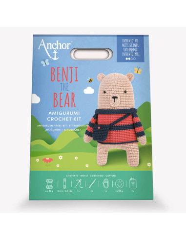 Amigurumi-Set - Benji der Bär