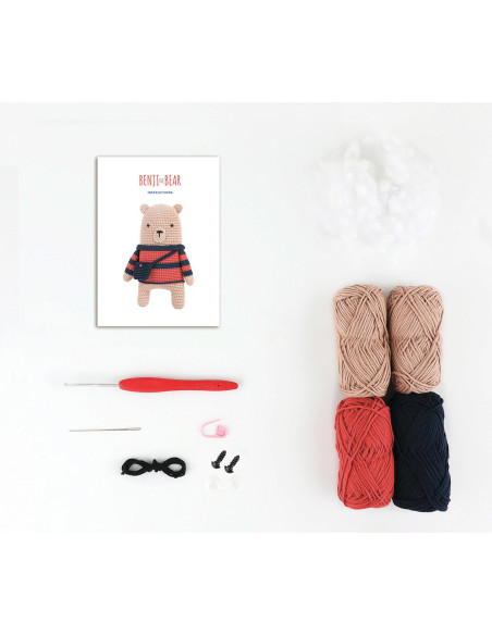Amigurumi-Set - Benji der Bär