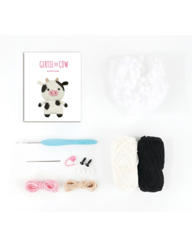 Amigurumi-Kit - Gertie die Kuh