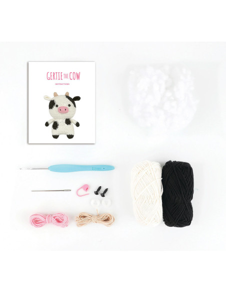 Amigurumi-Kit - Gertie die Kuh