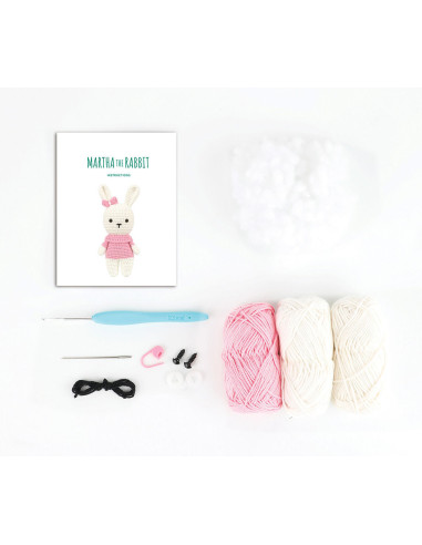 Amigurumi-Set - Martha der Hase