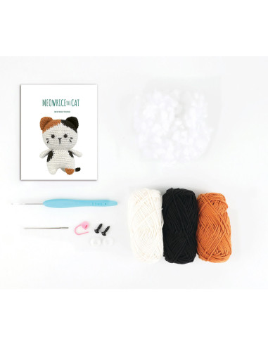 Amigurumi-Kit - Meowrice die Katze