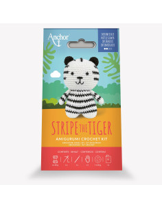 Amigurumi-Set - Stripe der weiße Tiger