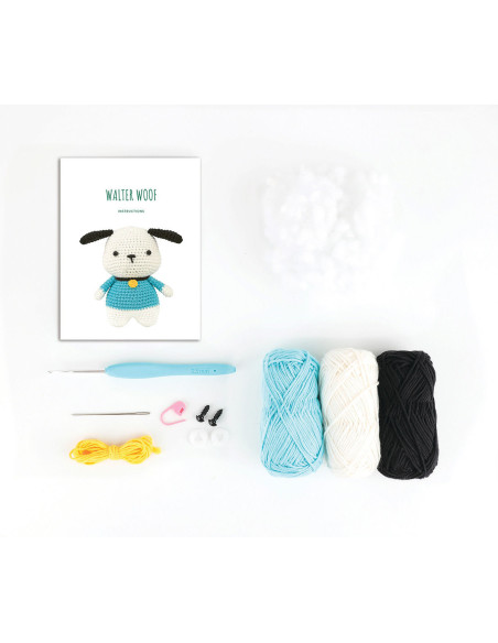 Amigurumi-Set - Walter der Hund