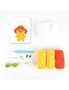 Amigurumi-Kit - Daphné die Ente 2