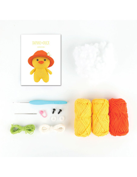 Amigurumi-Kit - Daphné die Ente