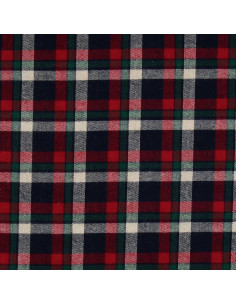 Schottisches Tartan-Flanellgewebe - Rot, Blau und Grün 2