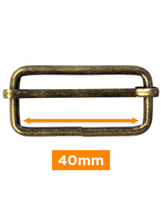Schiebeschnalle - Bronze 40 mm