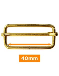 Gleitende Schlaufe - Gold 40 mm