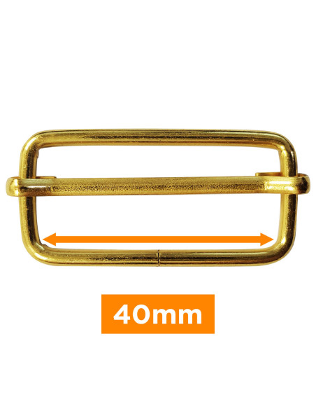 Gleitende Schlaufe - Gold 40 mm