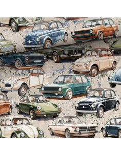 Premium-Baumwollstoff - Oldtimer