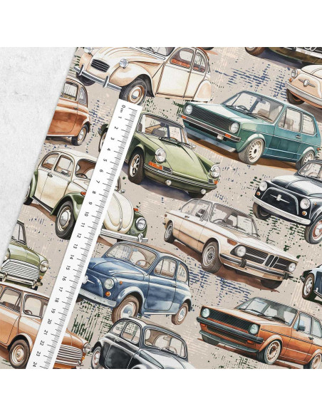Premium-Baumwollstoff - Oldtimer