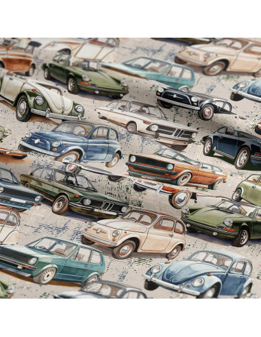 Premium-Baumwollstoff - Oldtimer