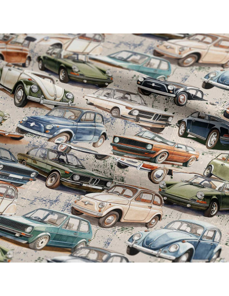Premium-Baumwollstoff - Oldtimer