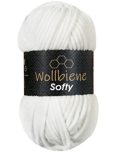 Chenille-Garn Softy Wollbiene