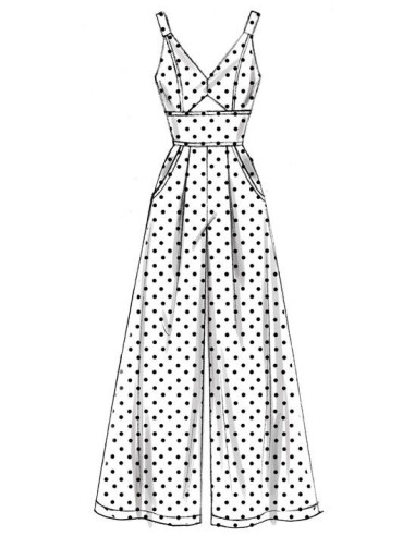 Kleid- und Overall-Schnittmuster - McCall's 7789